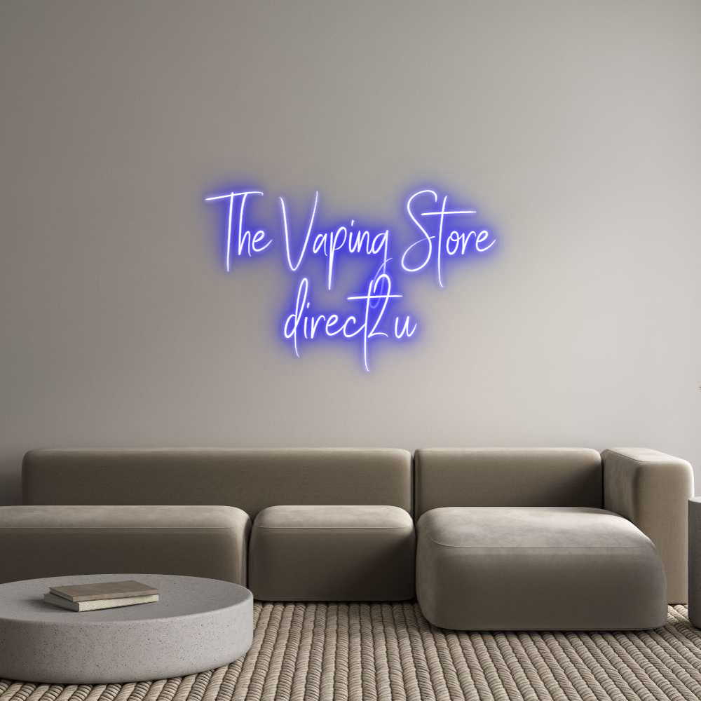 Custom Neon Sign Online Editor The Vaping St...