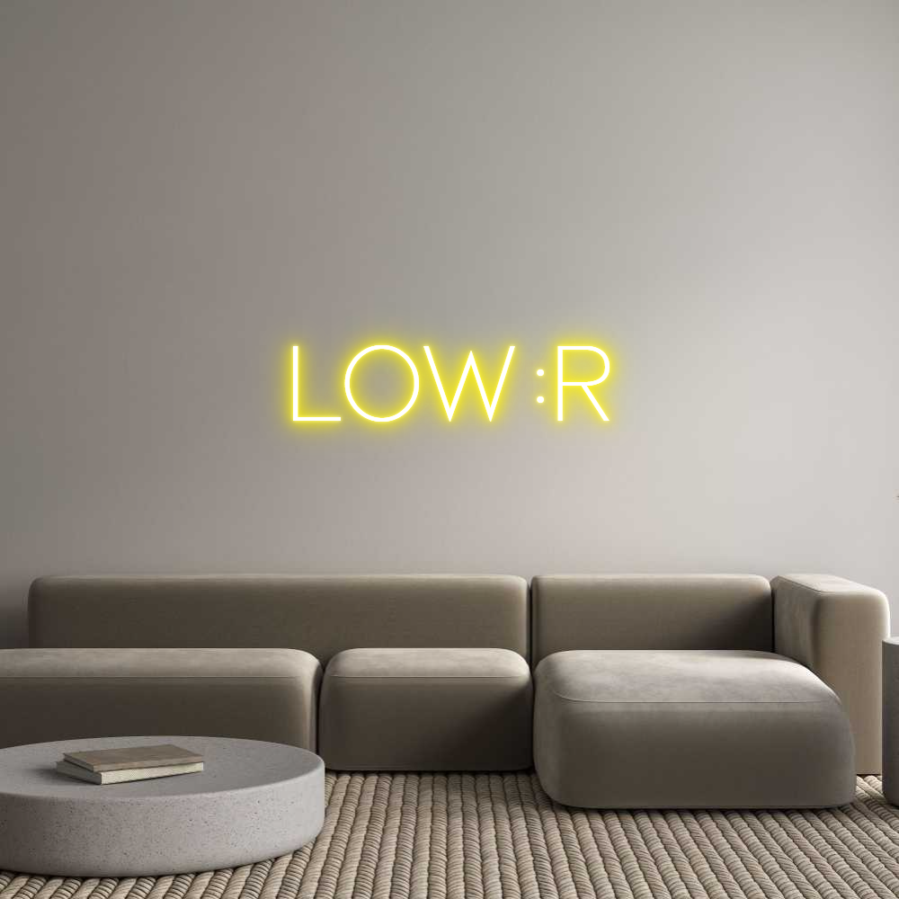 Custom Neon Sign Online Editor LOW:R