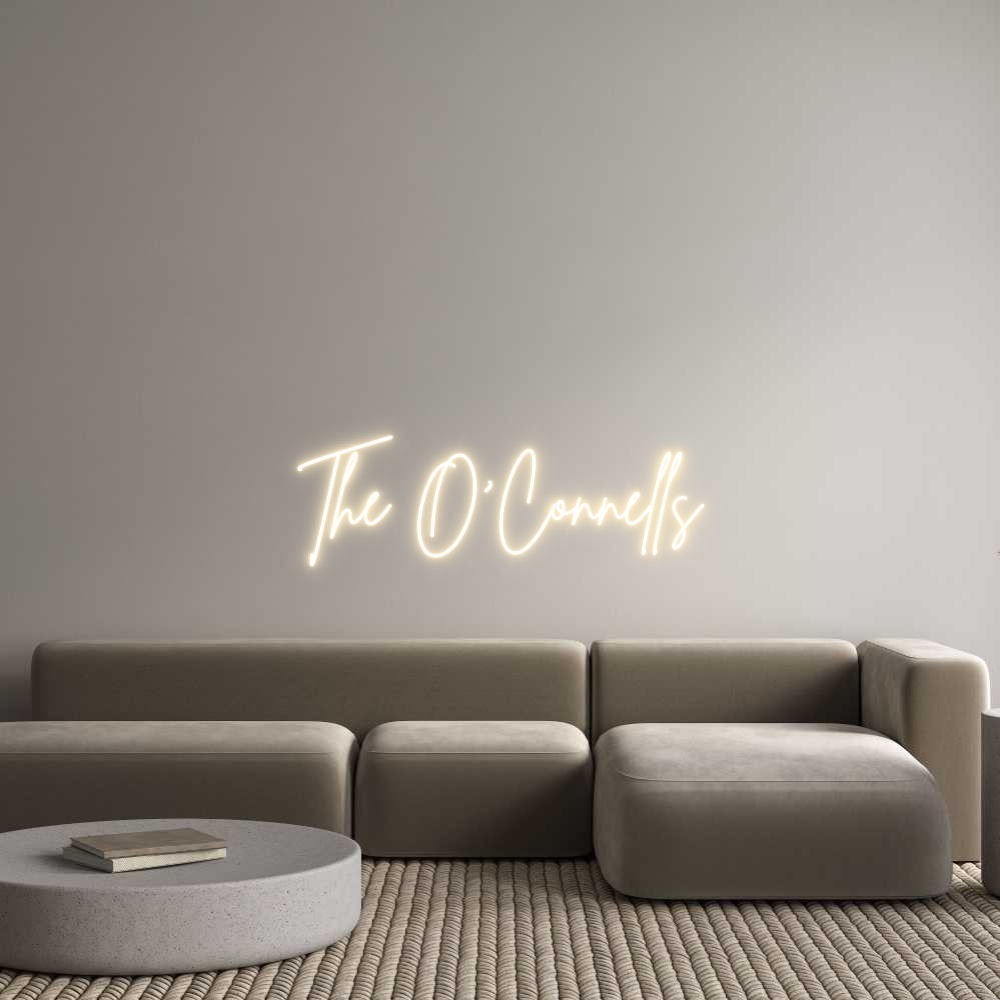 Custom Neon Sign Online Editor The O’Connells
