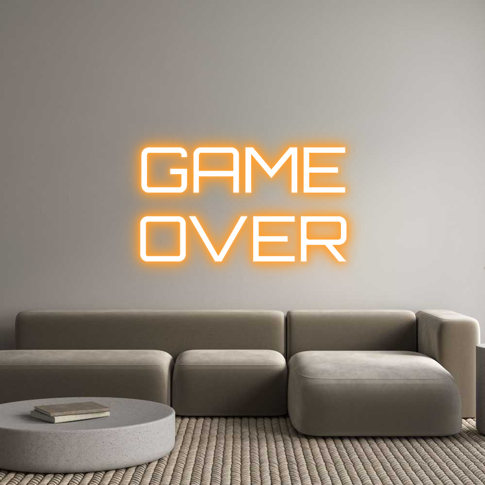 Custom Neon Sign Online Editor GAME
OVER