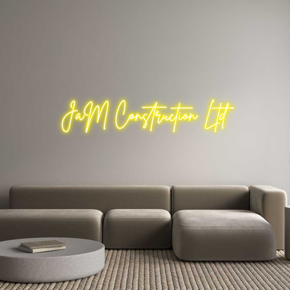 Custom Neon Sign Online Editor JaM Construct...