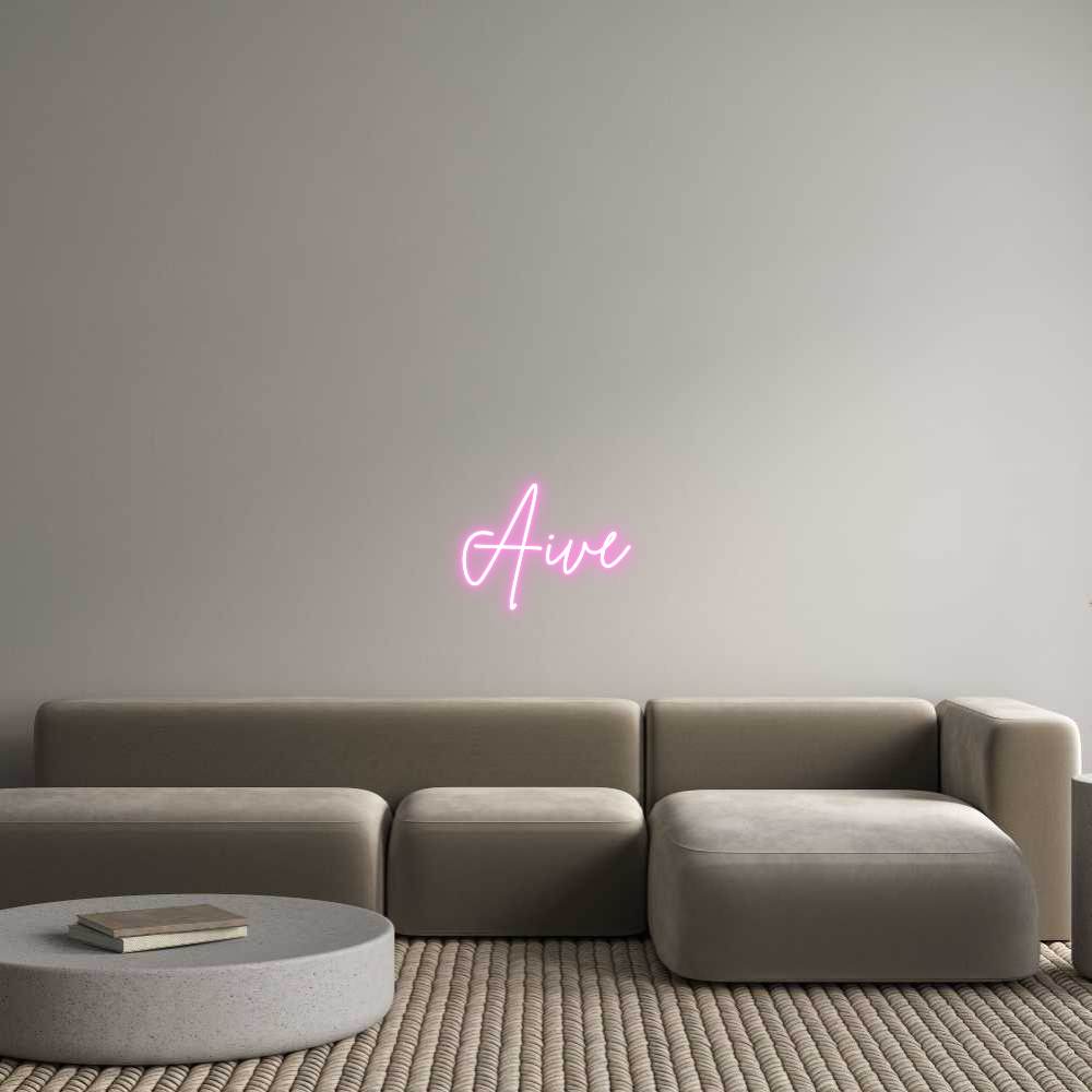 Custom Neon Sign Online Editor Aivè