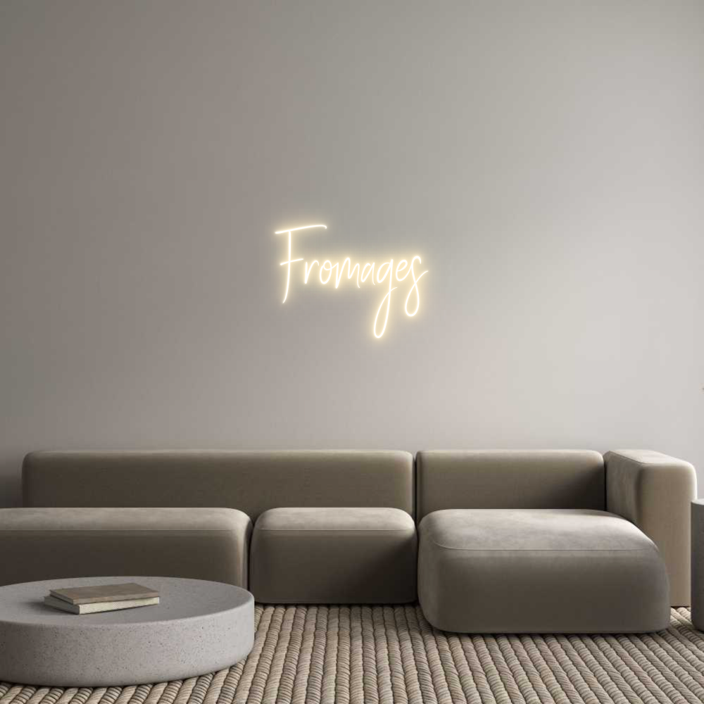 Custom Neon Sign Online Editor Fromages