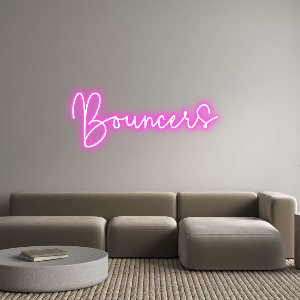 Custom Neon Sign Online Editor Bouncers