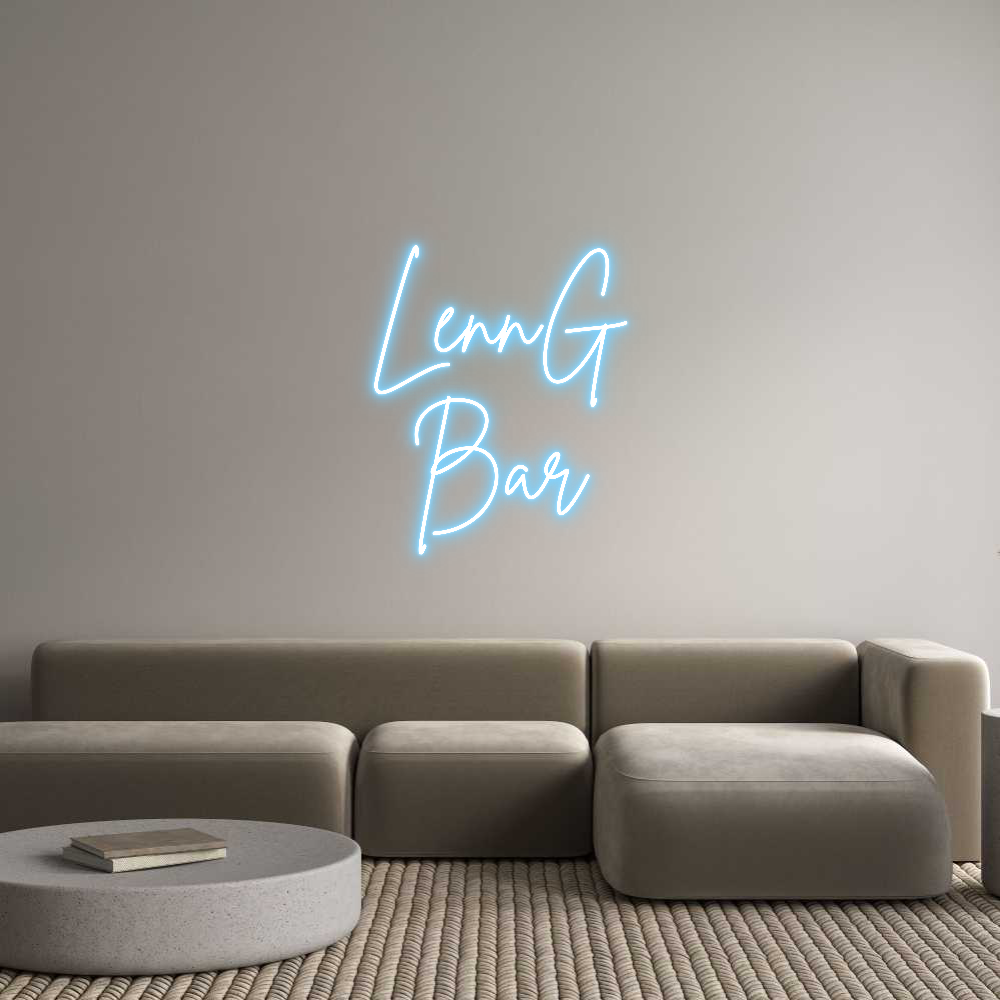 Custom Neon Sign Online Editor LennG
Bar
