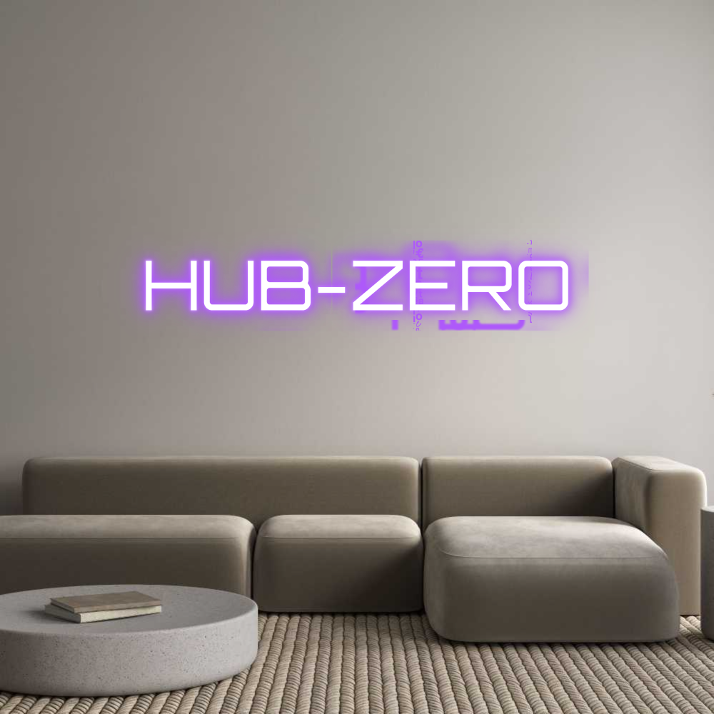 Custom Neon Sign Online Editor HUB-ZERO