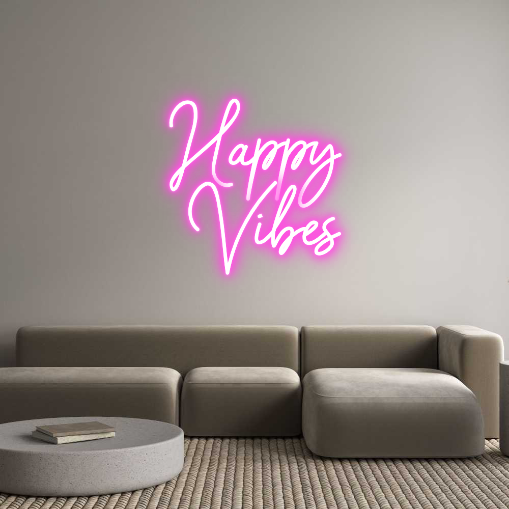 Custom Neon Sign Online Editor Happy
Vibes
