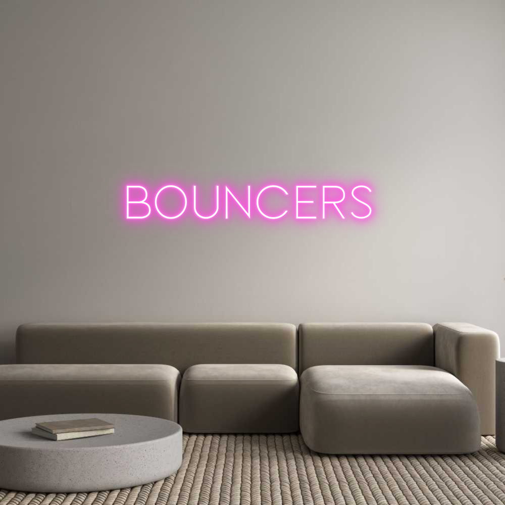 Custom Neon Sign Online Editor Bouncers