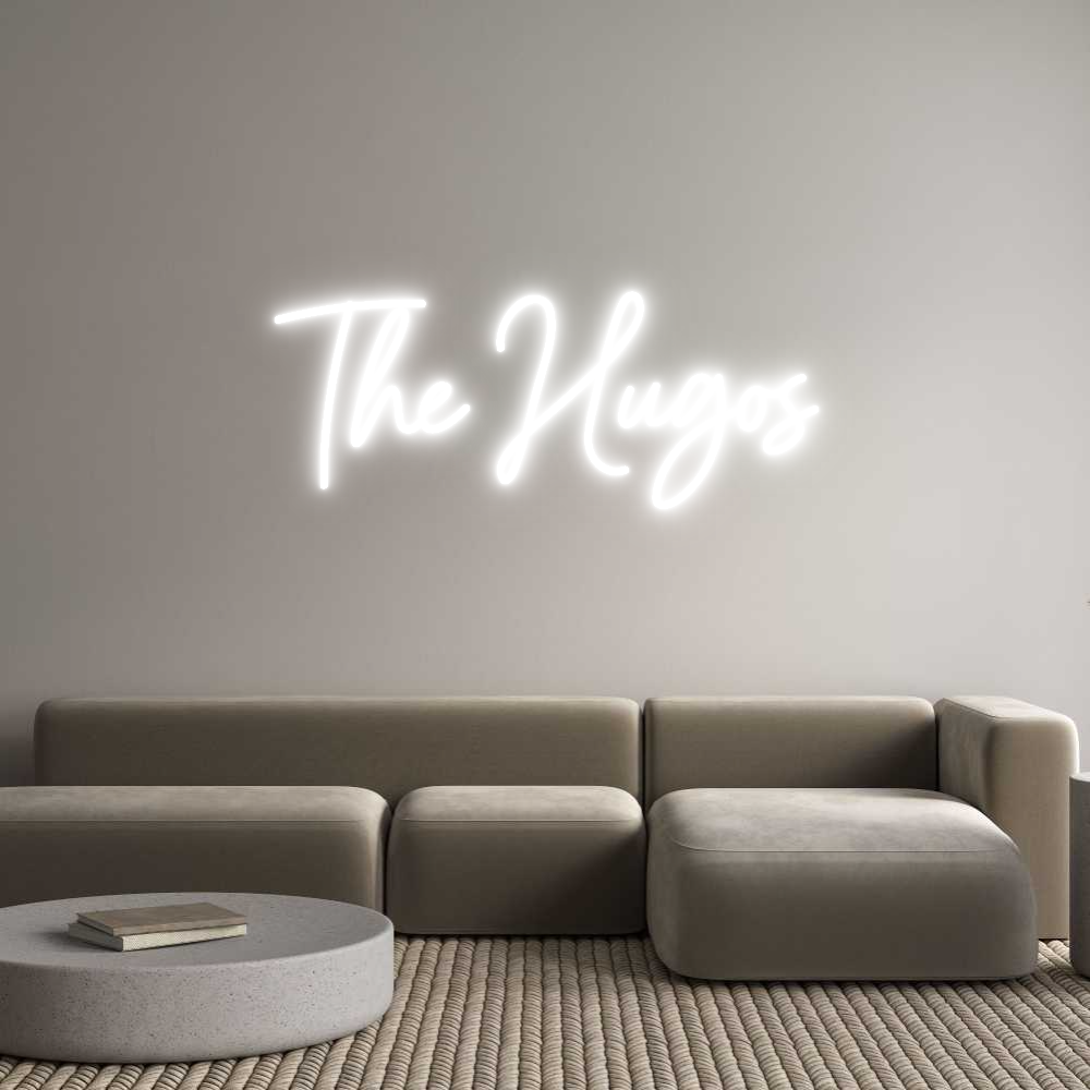 Custom Neon Sign Online Editor The Hugos