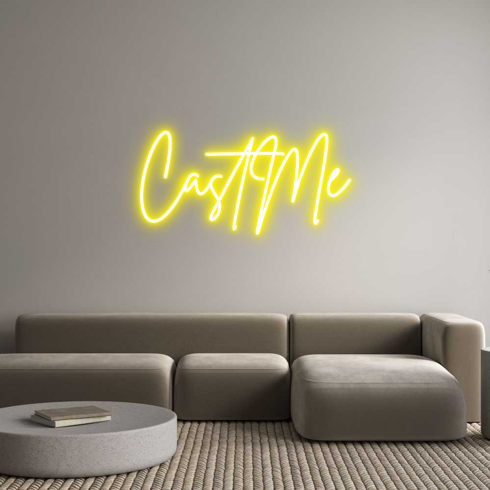 Custom Neon Sign Online Editor CastMe