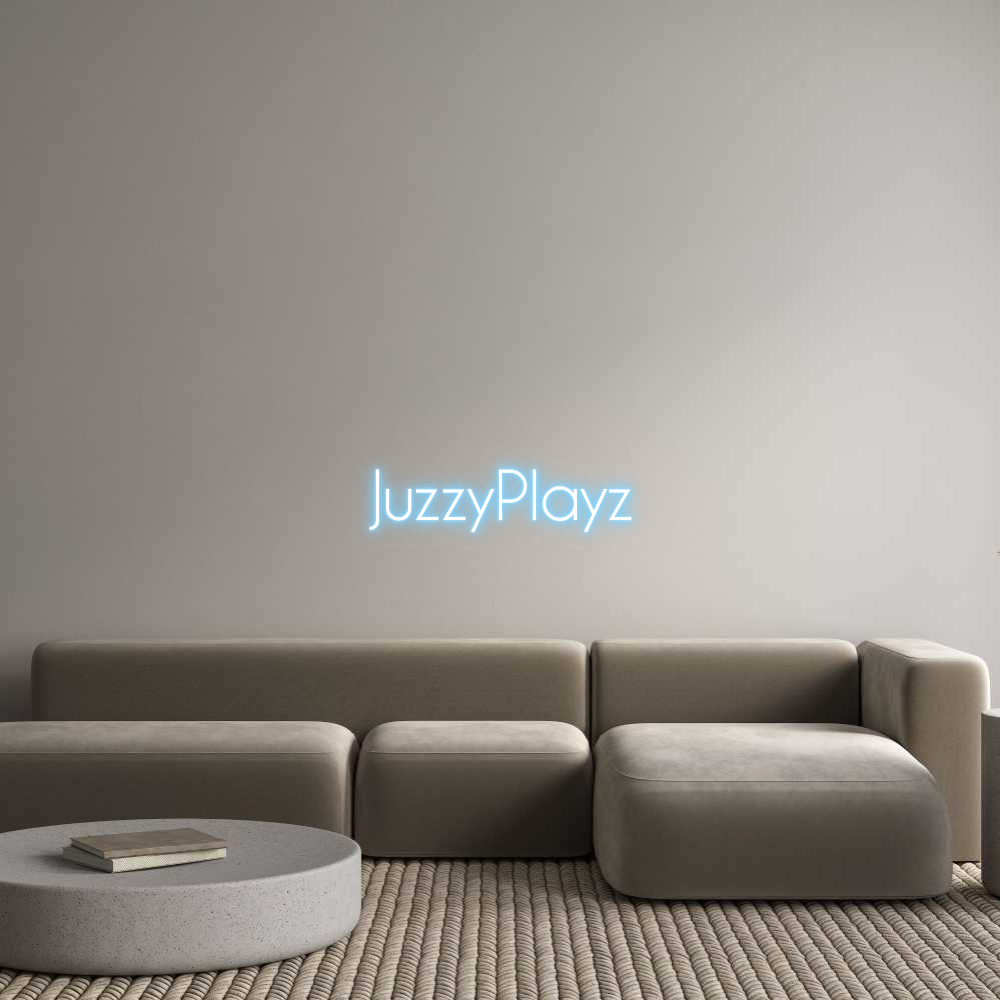 Custom Neon Sign Online Editor JuzzyPlayz