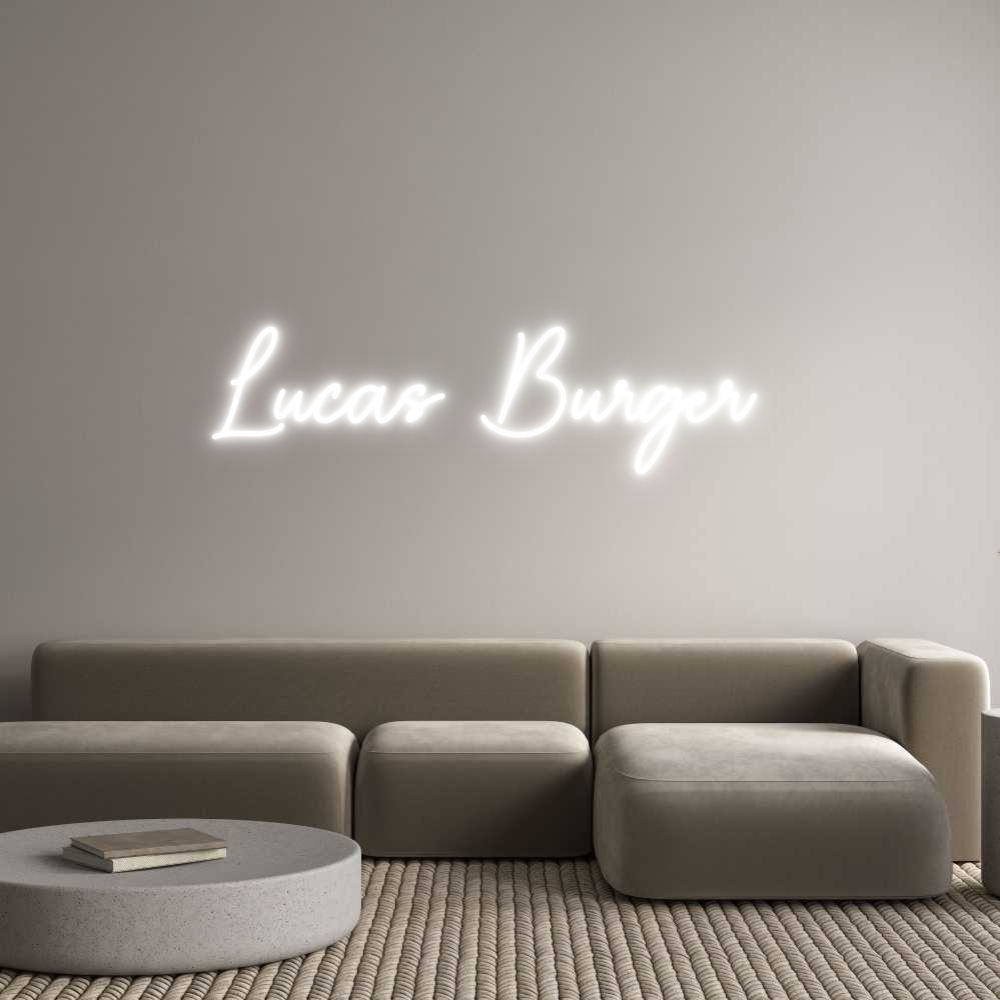 Custom Neon Sign Online Editor Lucas Burger