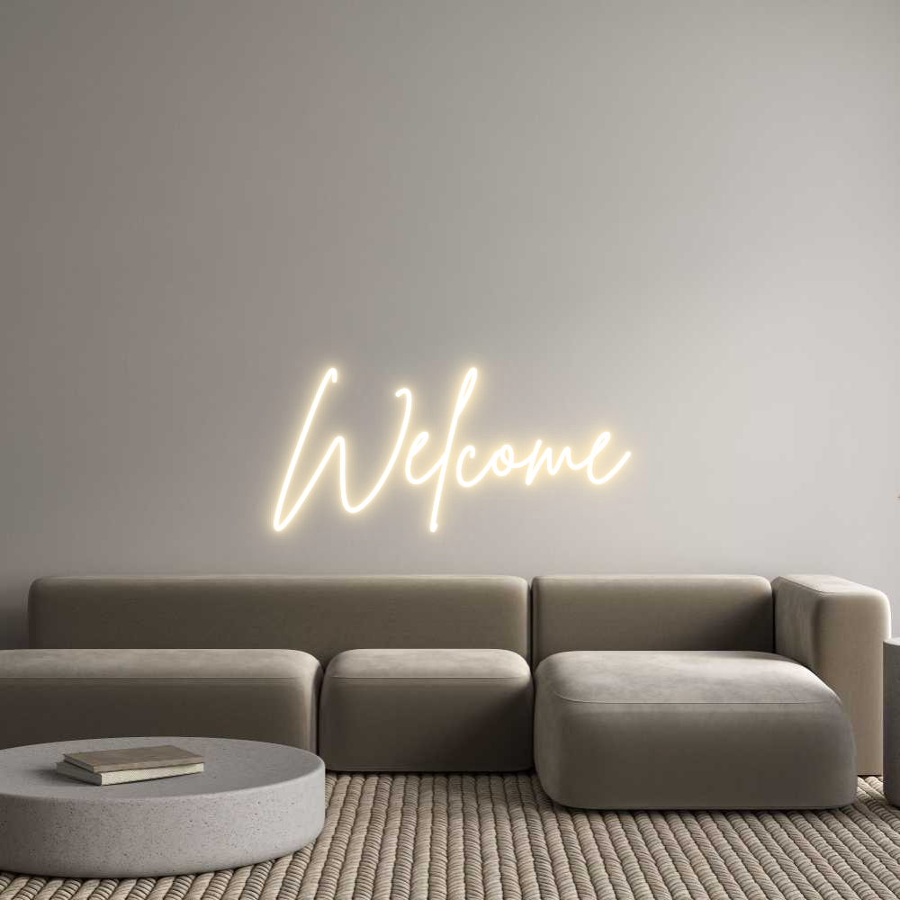 Custom Neon Sign Online Editor Welcome