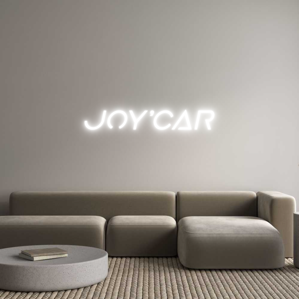 Custom Neon Sign Online Editor Joy'car