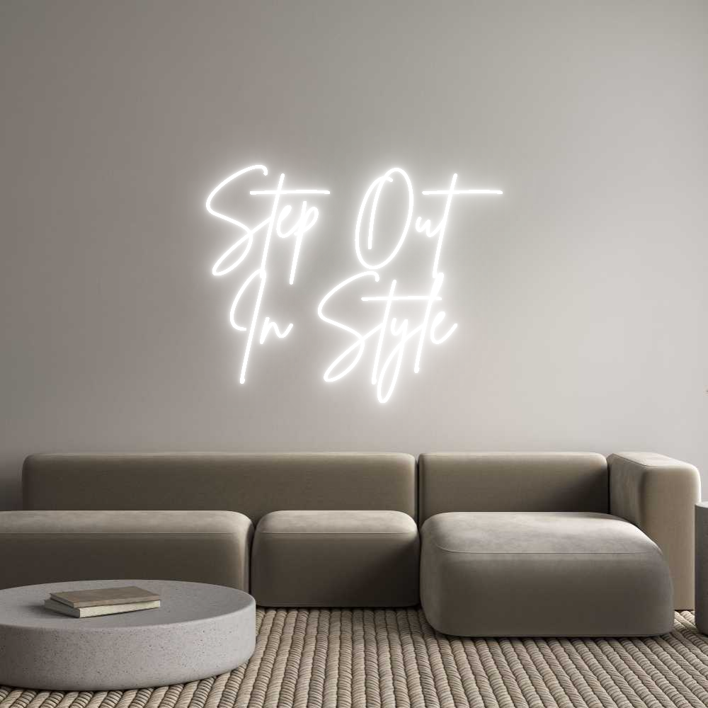 Custom Neon Sign Online Editor Step Out
In...