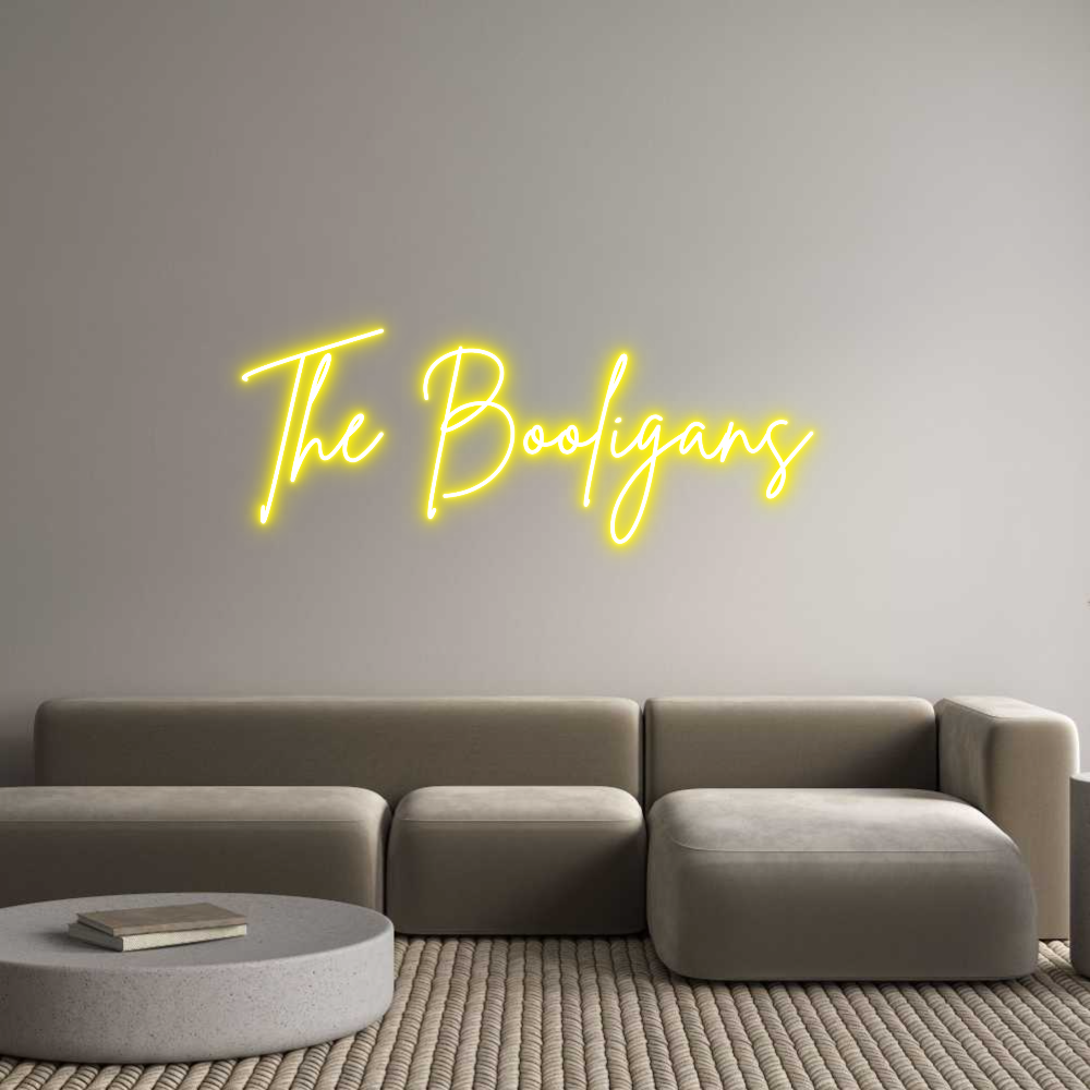 Custom Neon Sign Online Editor The Booligans