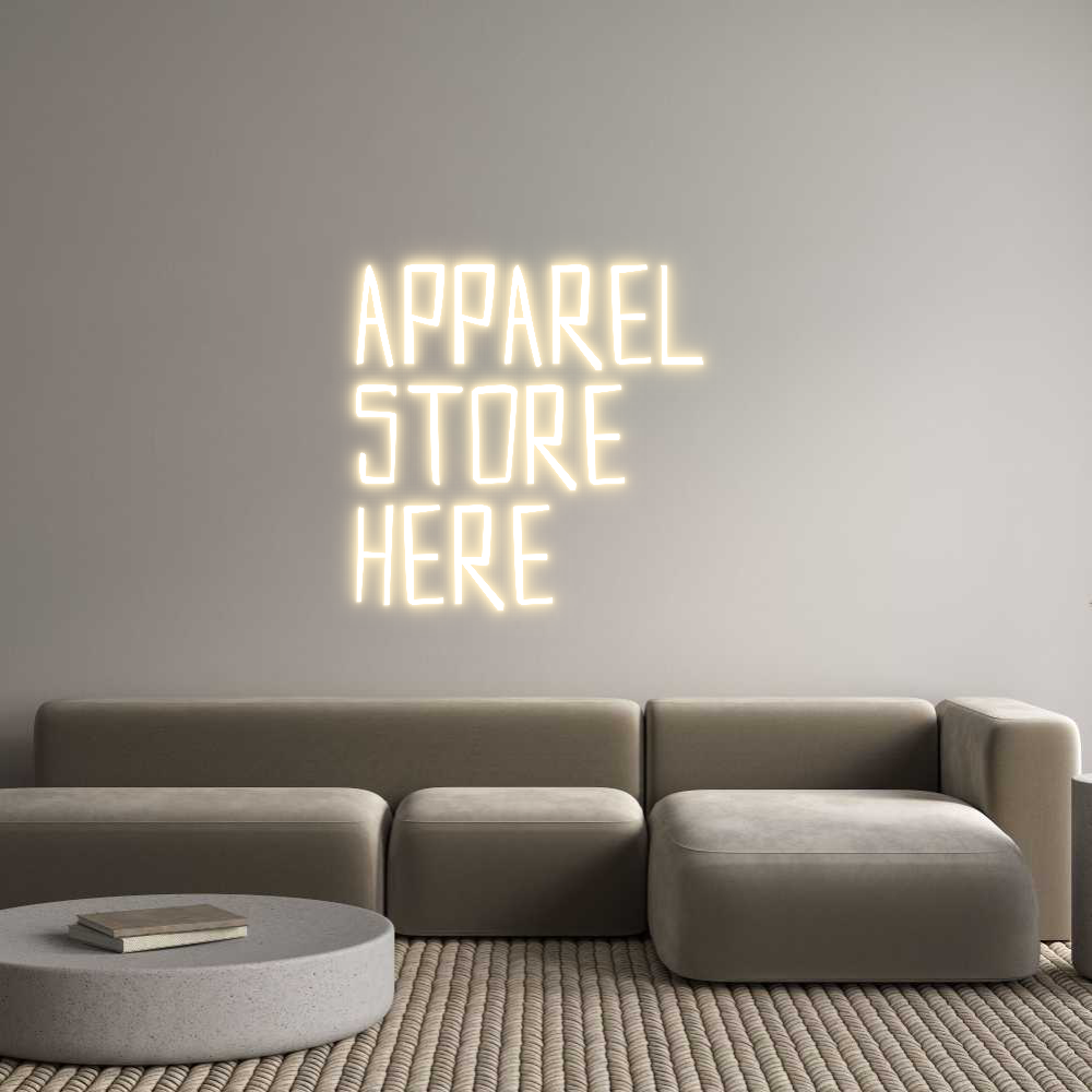 Anpassade neonskyltar för redaktörskläder
Sto...