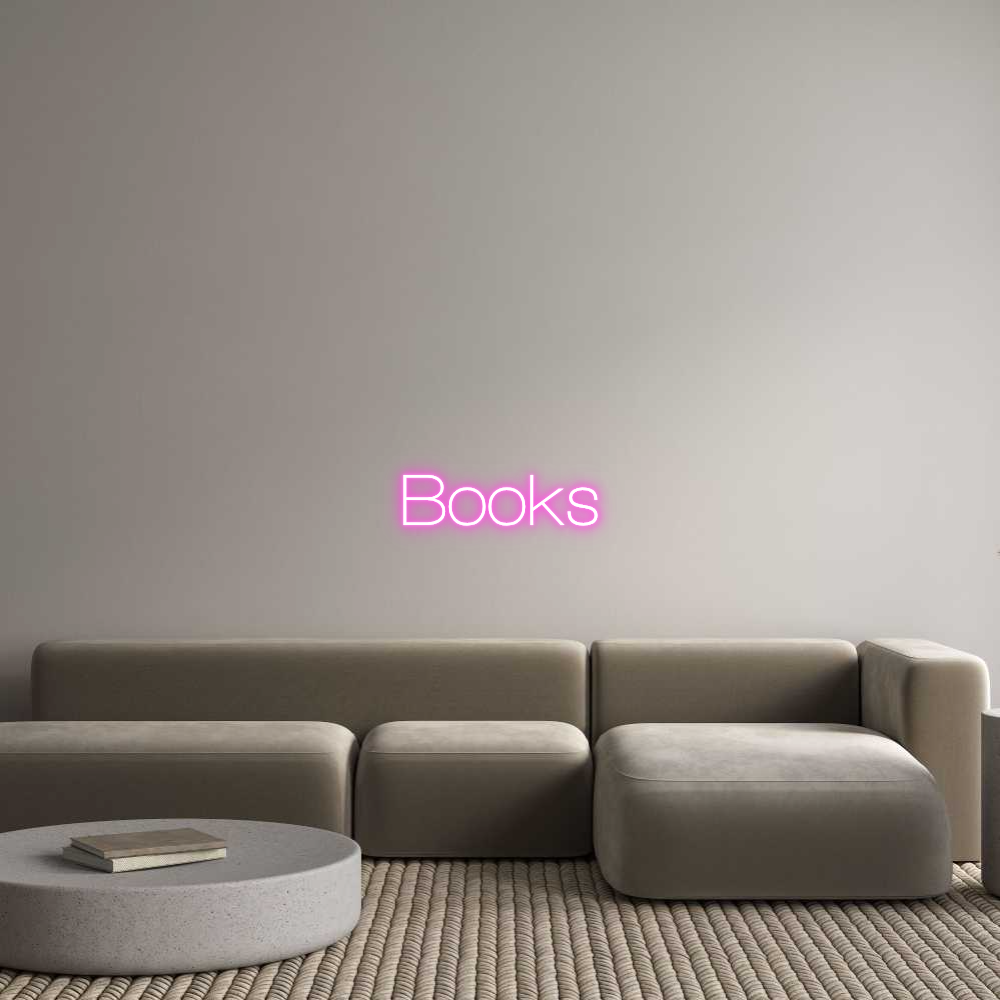 Custom Neon Sign Online Editor Books