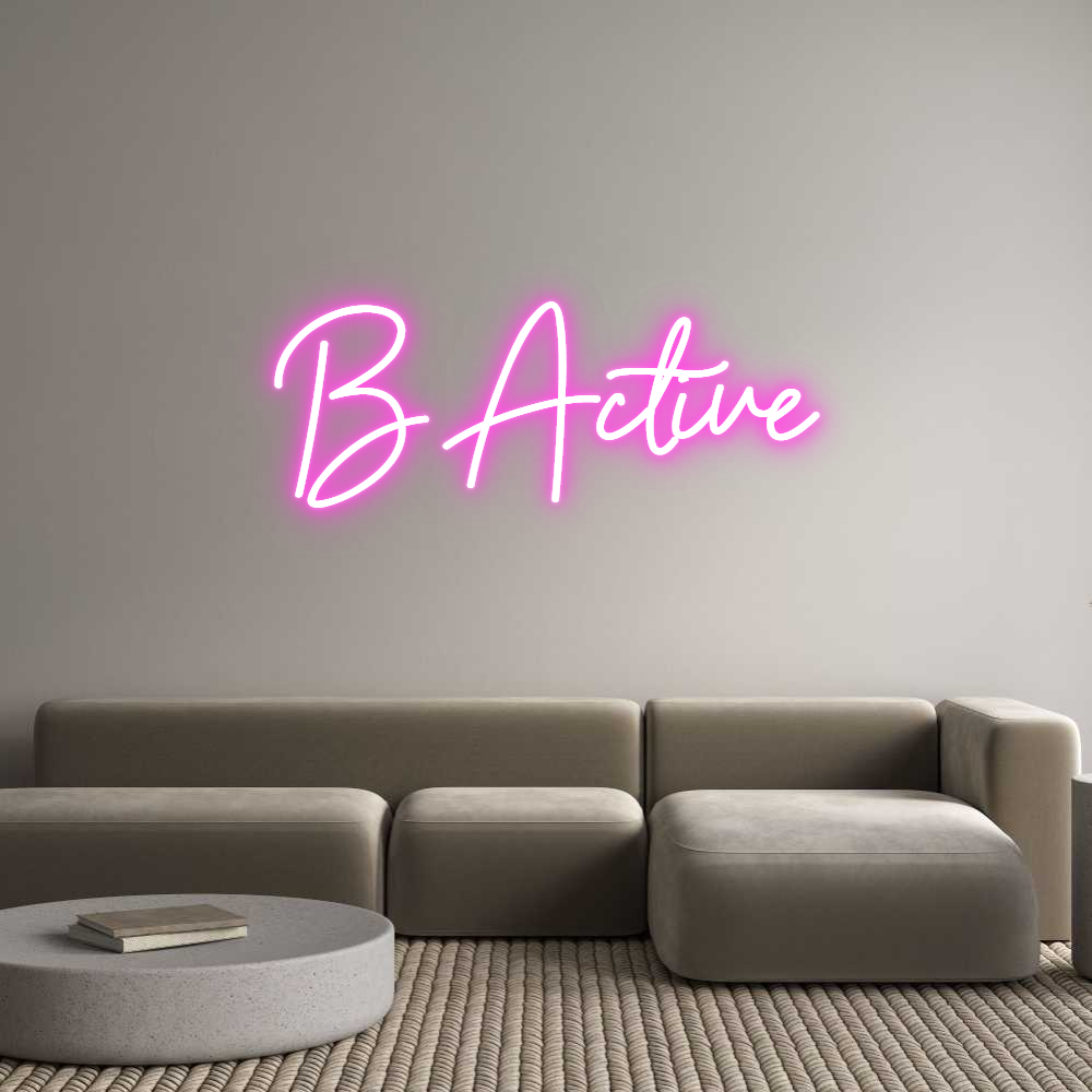 Custom Neon Sign Online Editor B Active