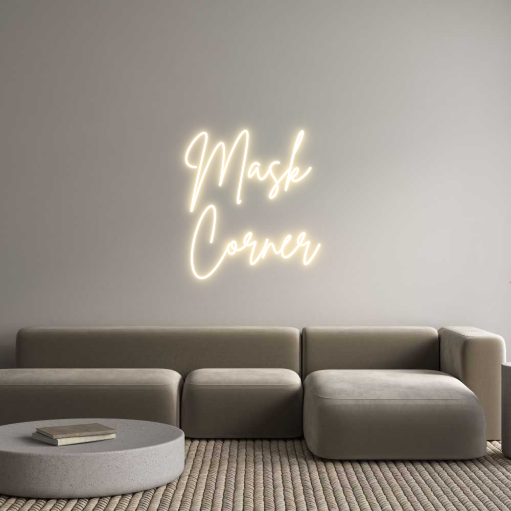 Custom Neon Sign Online Editor Mask
Corner