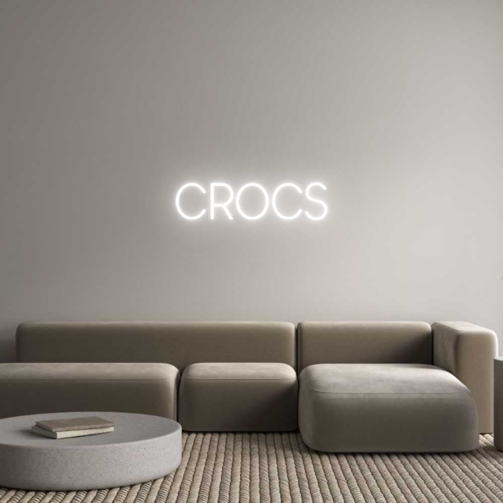 Custom Neon Sign Online Editor CROCS