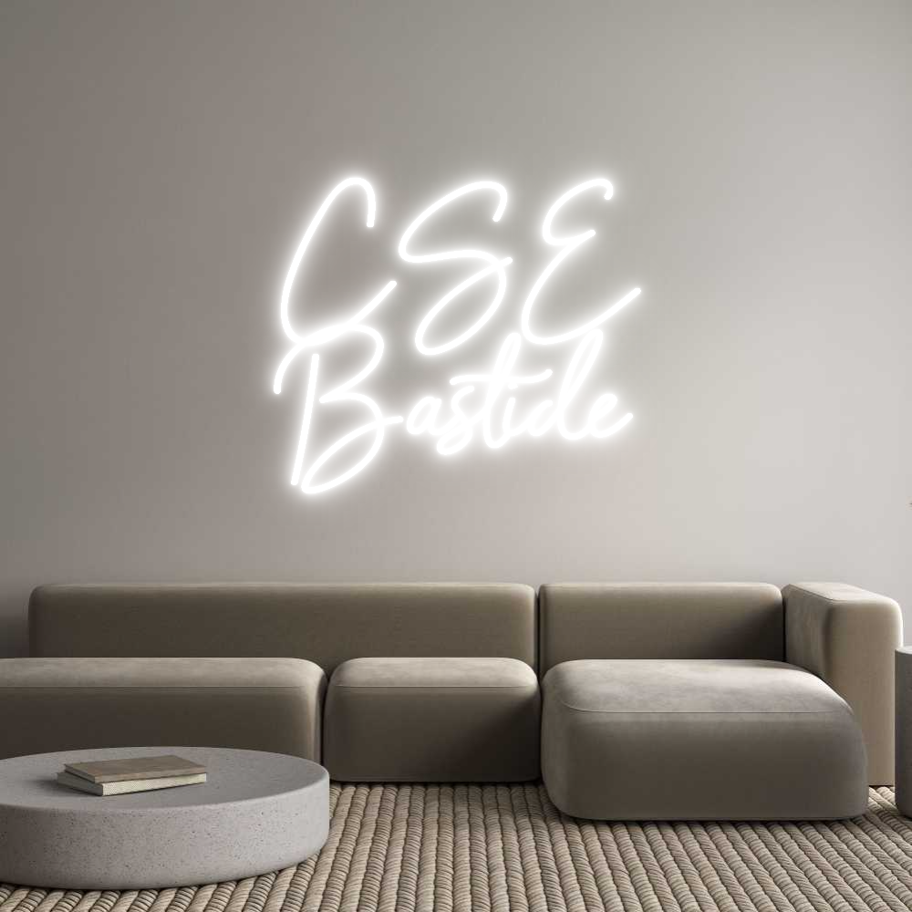Editor online di insegne al neon personalizzate CSE
Bastide