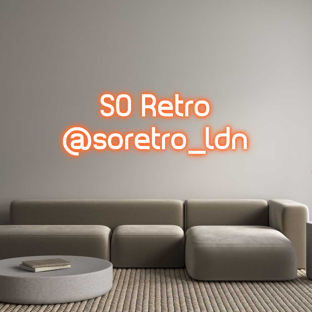 Custom Neon Sign Online Editor SO Retro
@så...