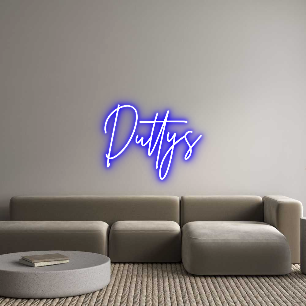 Custom Neon Sign Online Editor Duttys