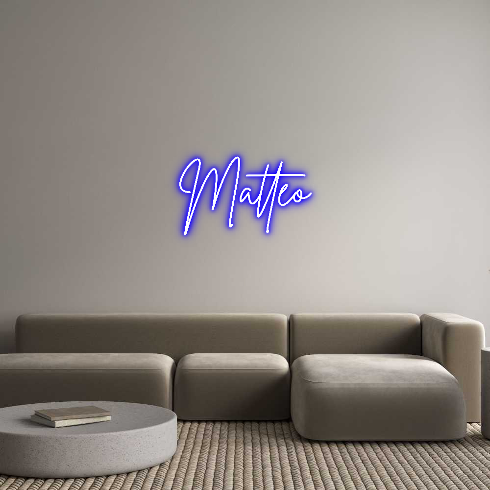 Custom Neon Sign Online Editor Matteo