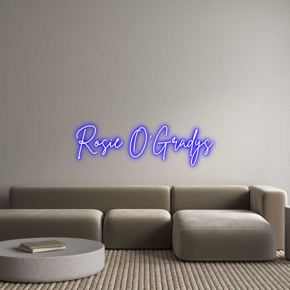 Custom Neon Sign Online Editor Rosie O’Gradys