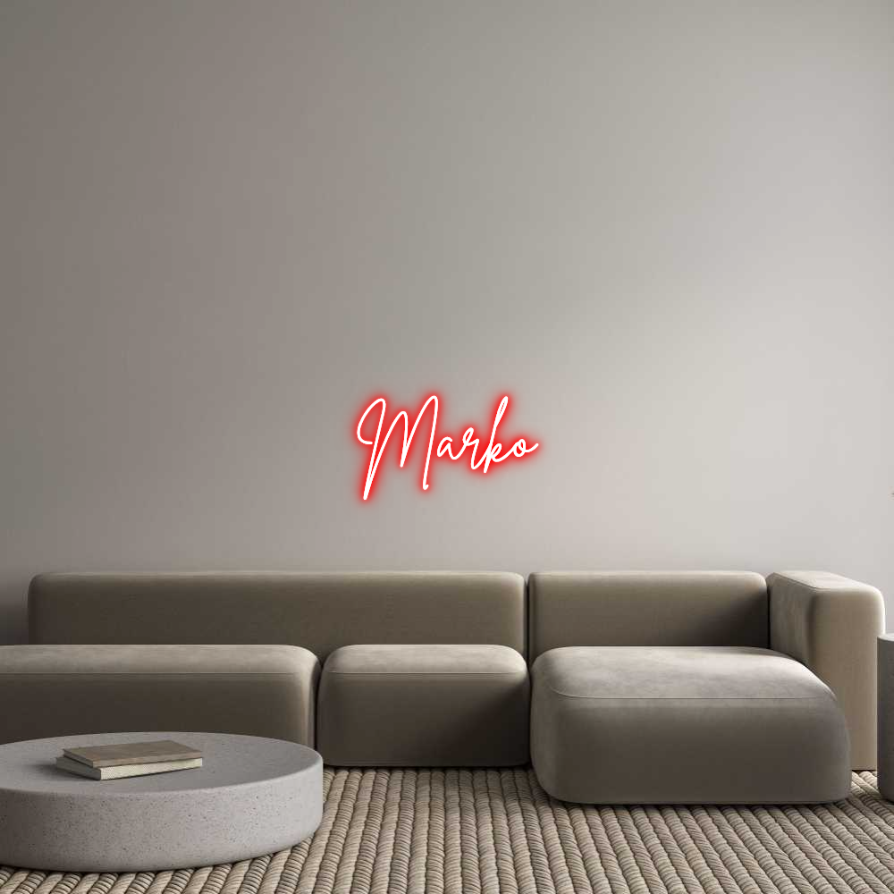 Custom Neon Sign Online Editor Marko
