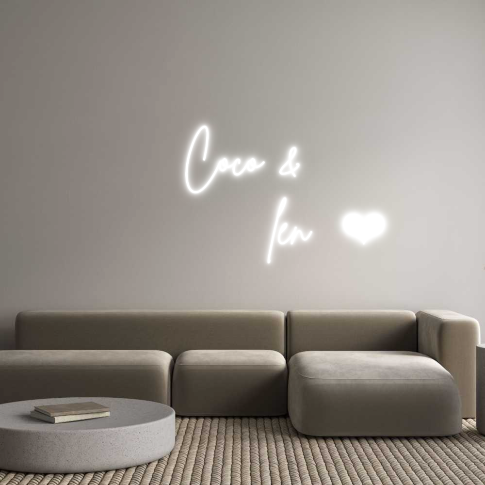 Custom Neon Sign Online Editor Coco &
...