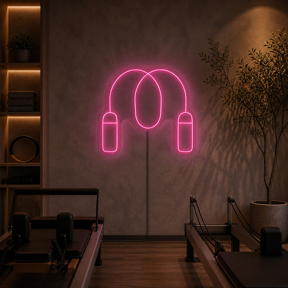 Hoppningsrep ledde neonskylt - Made in London Food Gym Neon Signs