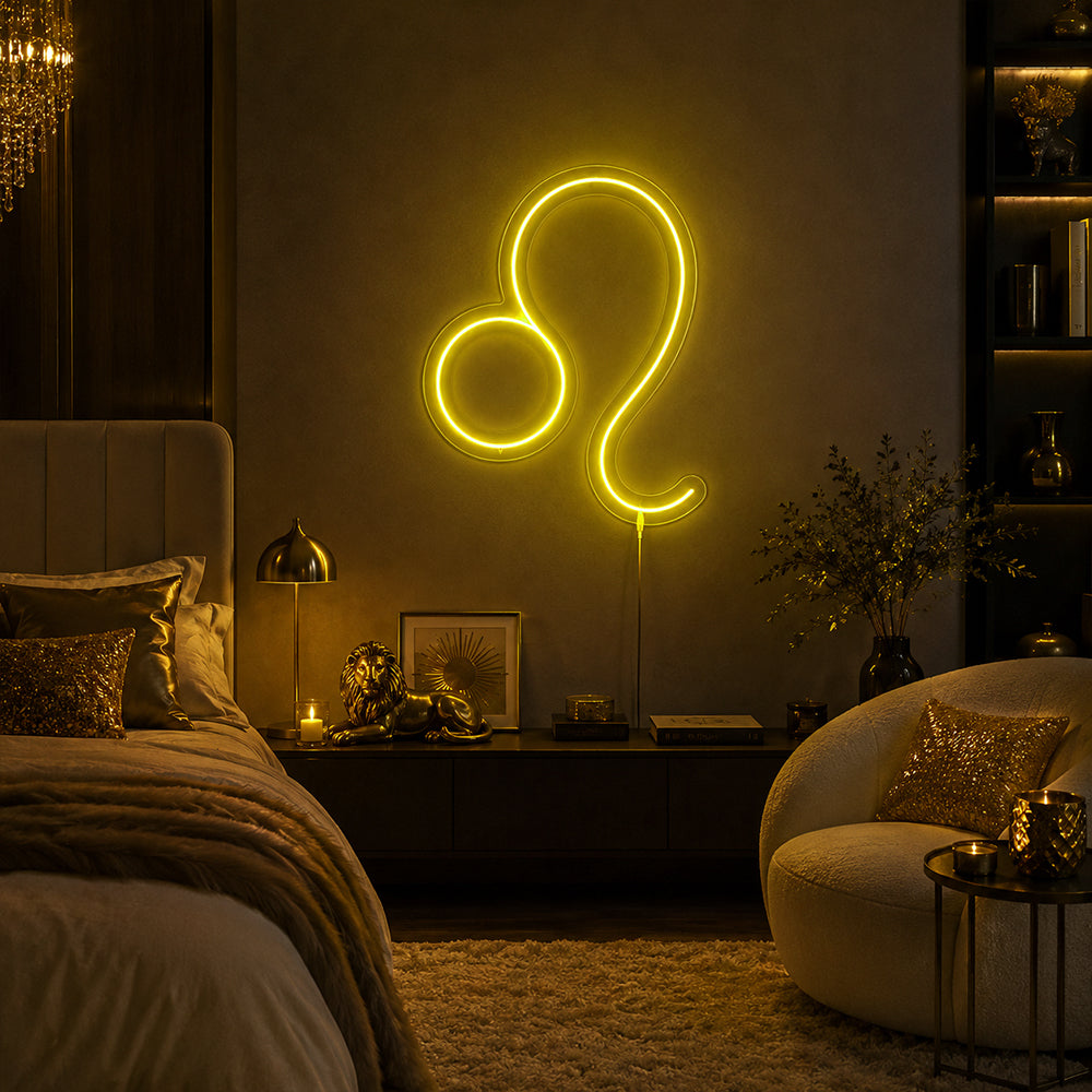 Leo Led Neon Sign - Made a London Zodiac Neon Signs