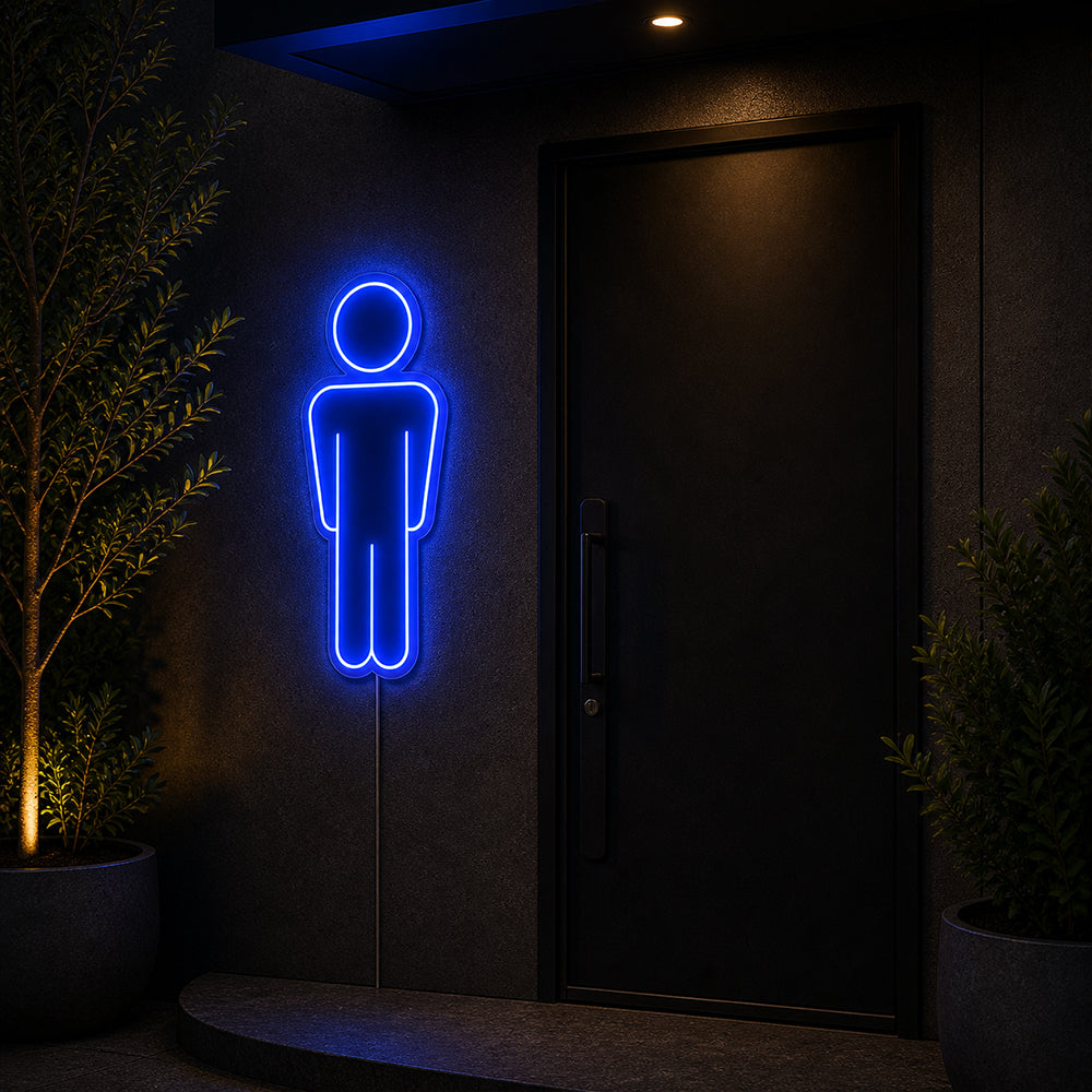 Sign neon a LED UNISEX - Made in London Bathroom Neon Signs