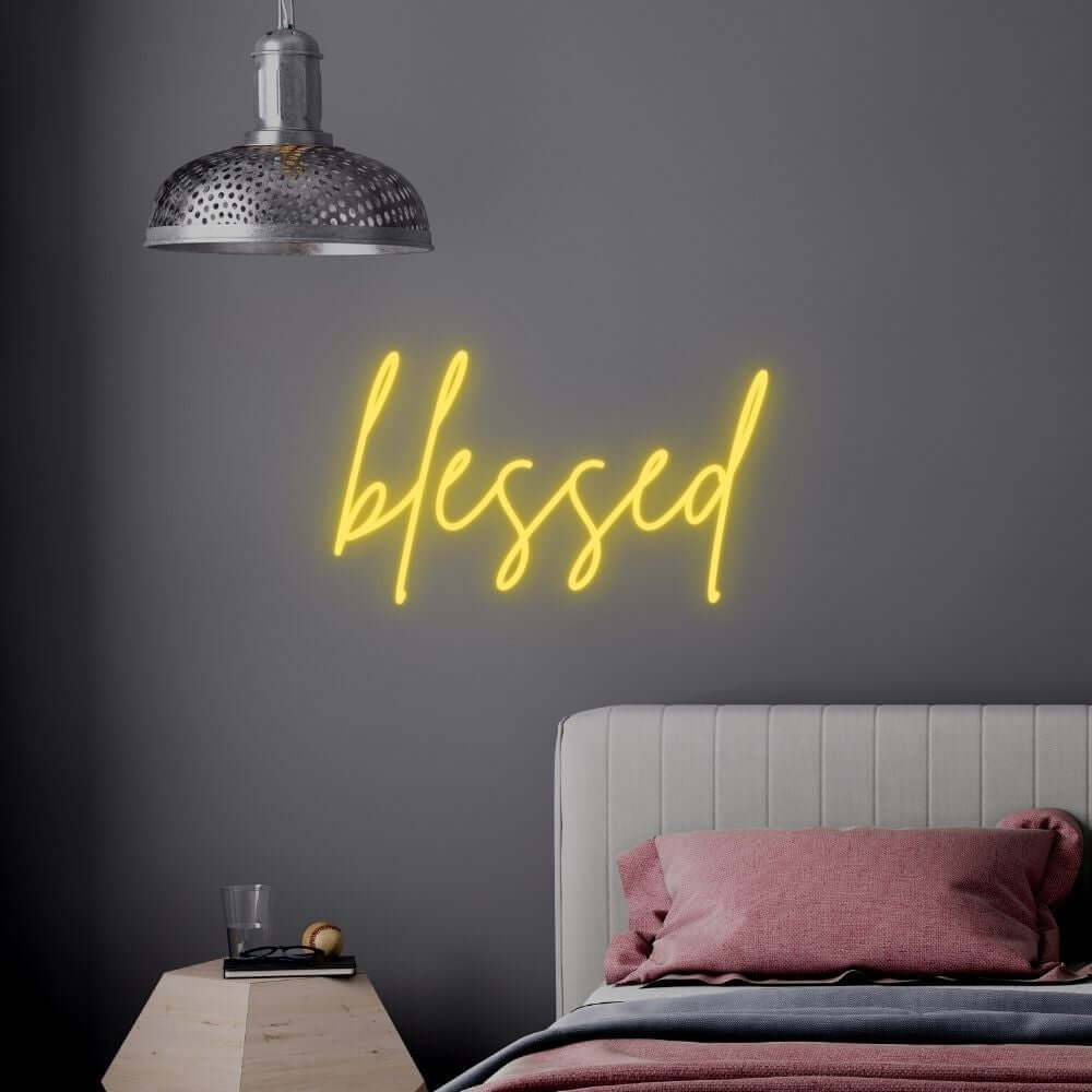 Blessed LED Neon Sign - Planet Neon