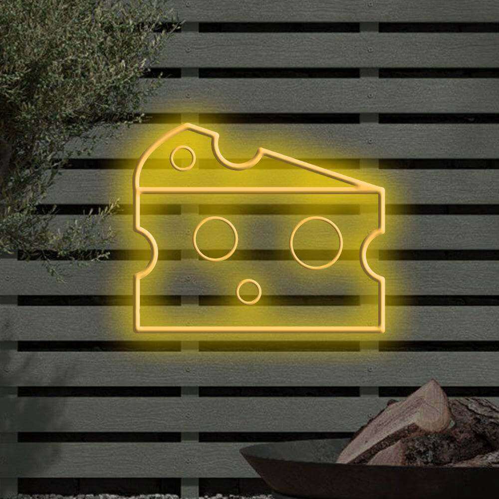 Cheese LED Neon Sign - Planet Neon