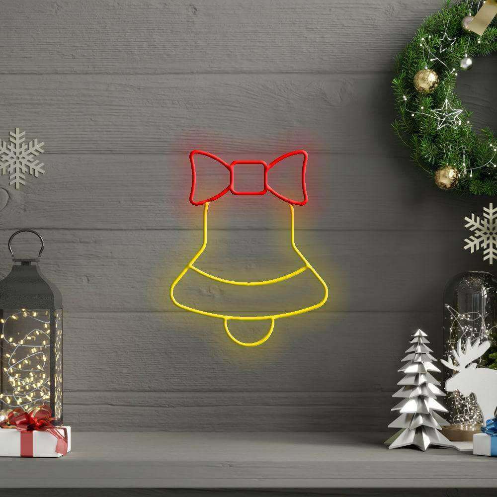Christmas Bell LED Neon Sign - Planet Neon