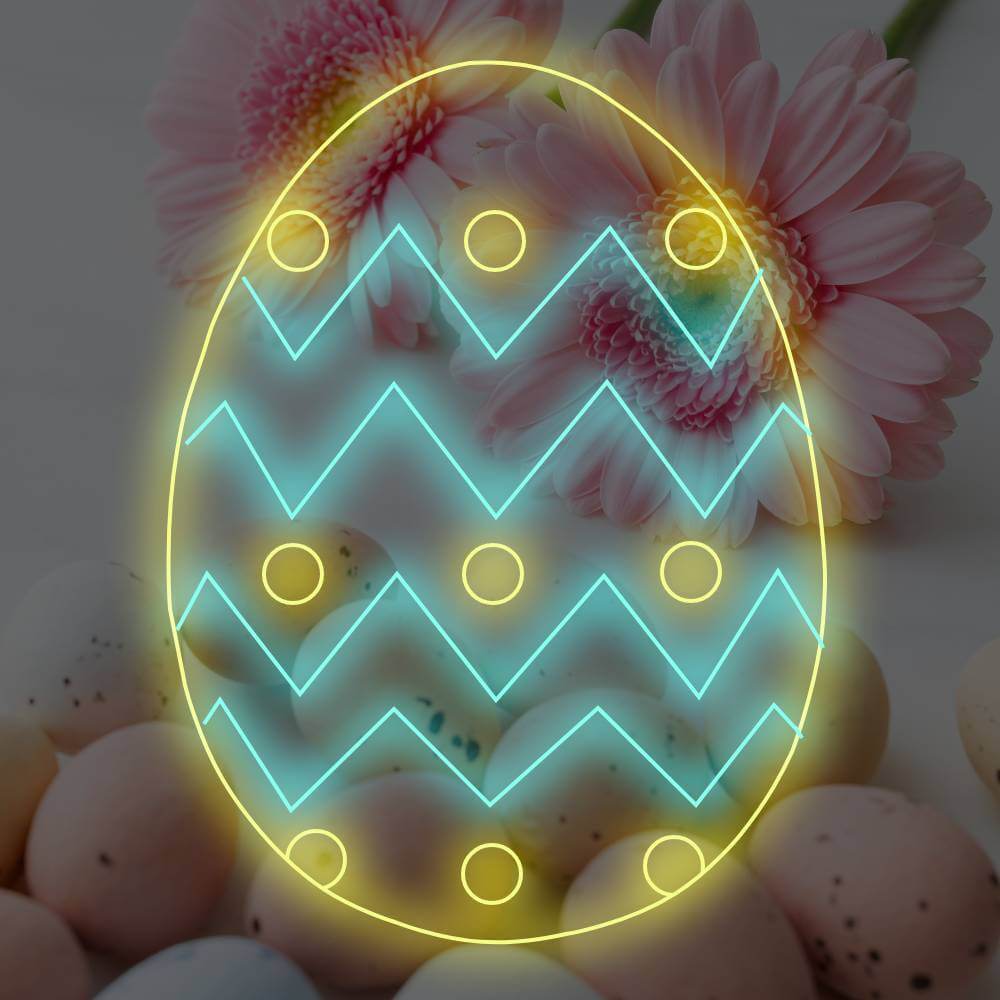 Easter Egg LED neon sign