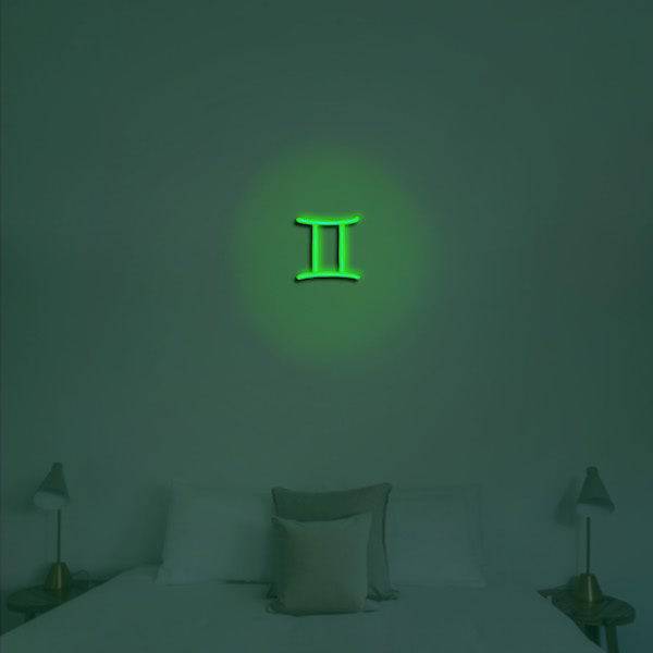 Gemini LED Neon Sign - Planet Neon
