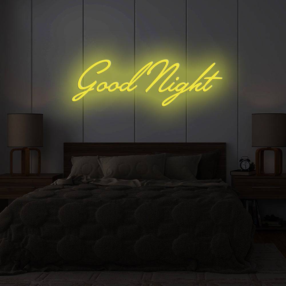 Good Night LED Neon Sign - Planet Neon