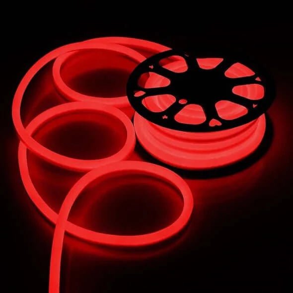 I LumoS 8 X 16mm RED Flexible IP65 Waterproof Dimmable Neon LED Strip Light 220 – 240V 9W/m - Planet Neon