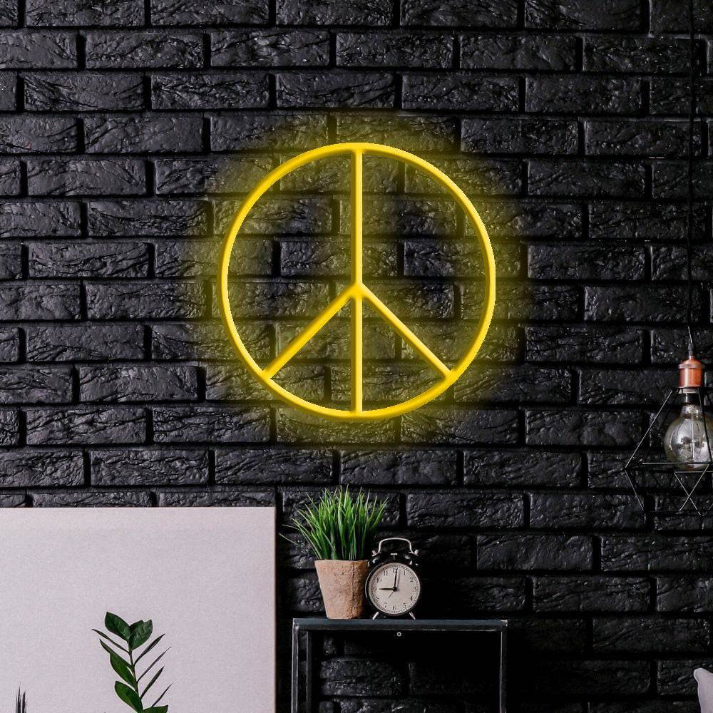 Peace LED Neon Sign - Planet Neon
