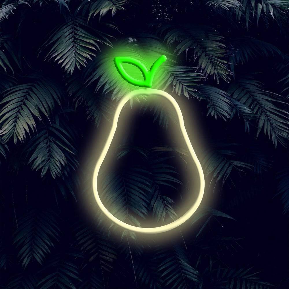 Pear LED Neon Sign - Made in London Food Restaurants Neon Signs - Planet Neon