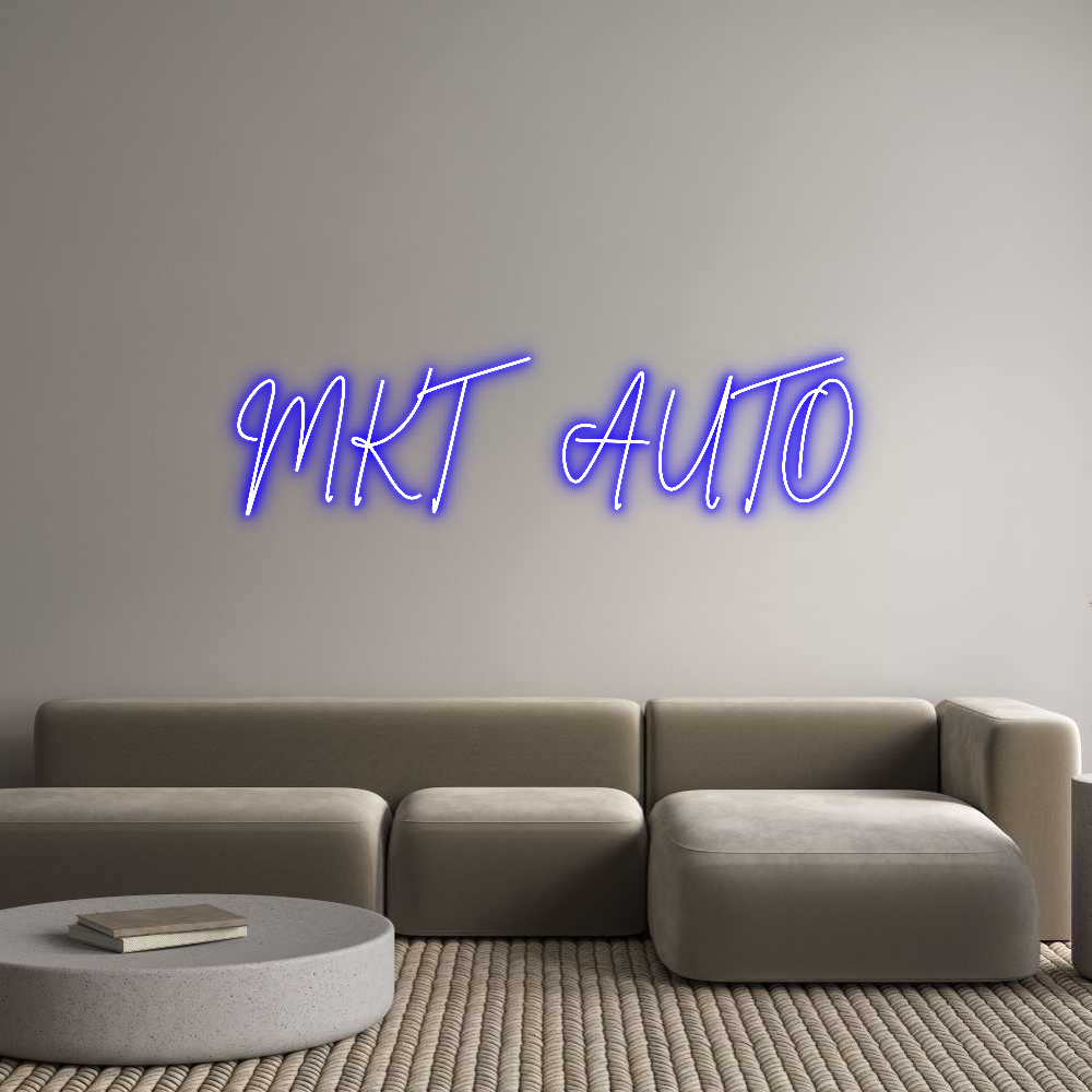 Custom Neon Sign Online Editor MKT AUTO