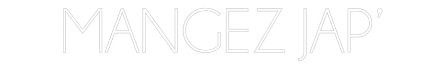 Custom Neon Sign Online Editor MANGEZ JAP’