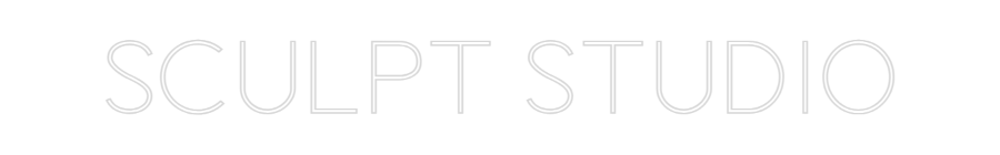 Editor online di insegne al neon personalizzate SCULPT STUDIO