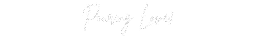 Brugerdefineret neonskilt online-redaktør hælder kærlighed!