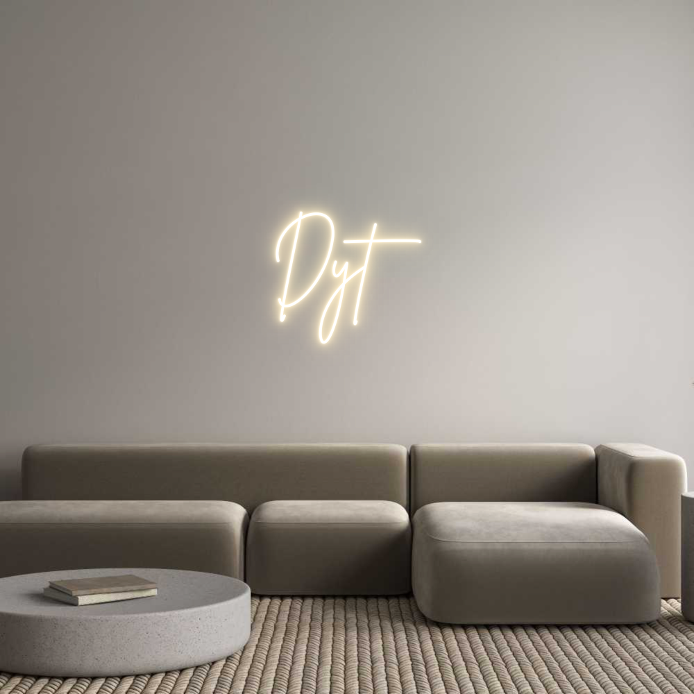 Editor online di insegne al neon personalizzate Dyt