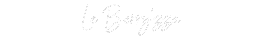 Custom Neon Sign Online Editor Le Berry’zza